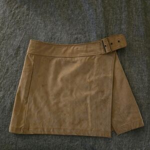 Free People Mini Skirt with Buckle Detail